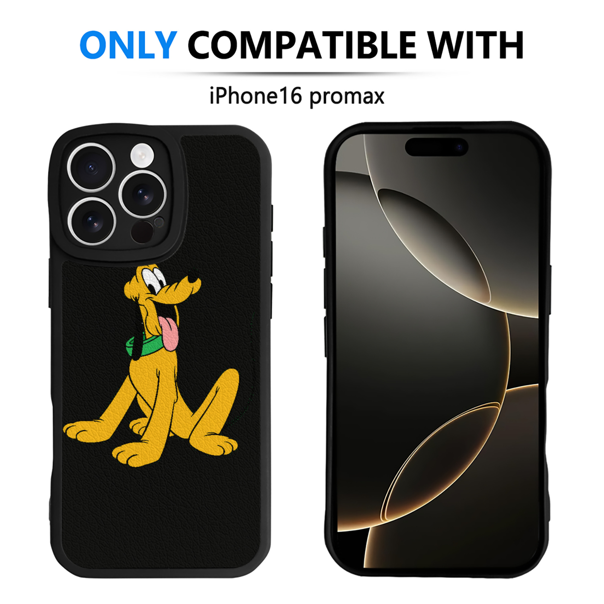 （画像用） ミッキーマウス Mickey Mouse 【iPhone 16シリーズ対応】シリコンスマホケース（レザー調） 材質：シリコン